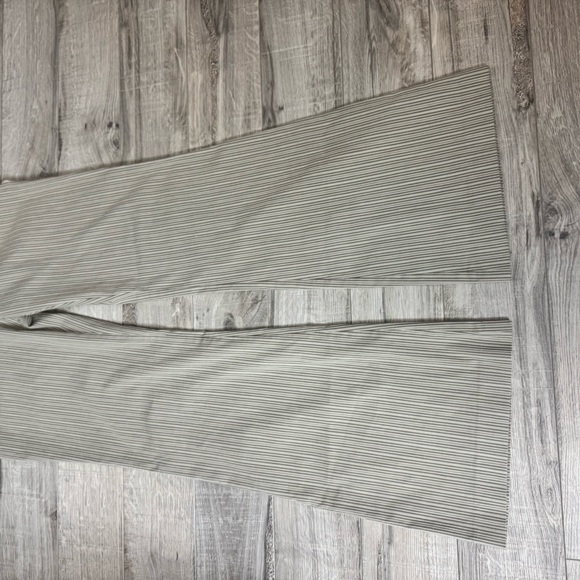 Le chΓ’teau set tube top Bottoms striped Grey cream beige vintage y2k 2000s - Picture 6 of 14